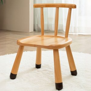 "Contemporary Solid Color Adjustable Height Wood Children's Chair"